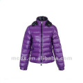 Hood Down-filled bulle down jacket pour les femmes